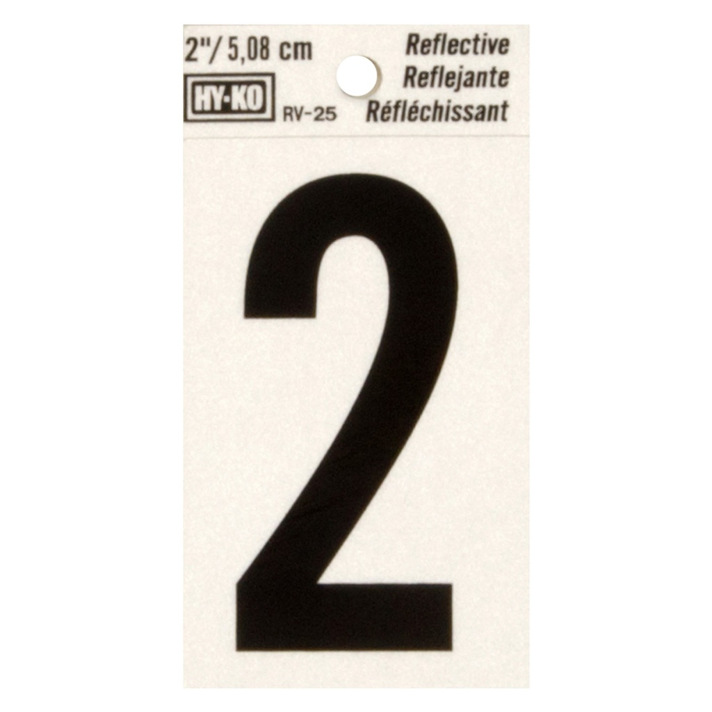 [MFB00404] 2IN REFLECTIVE NBR 2
