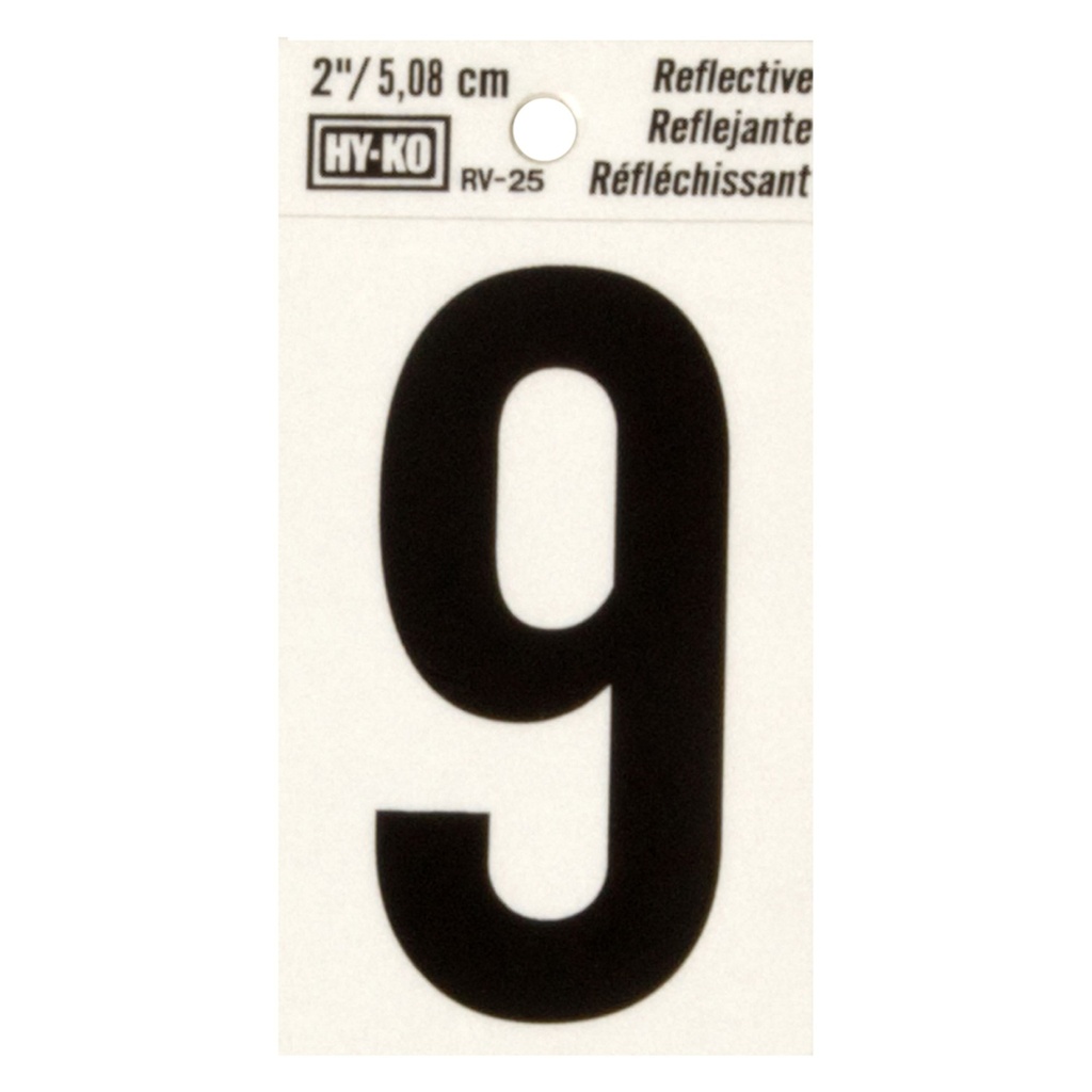 [MFB00411] 2IN REFLECTIVE NBR 9