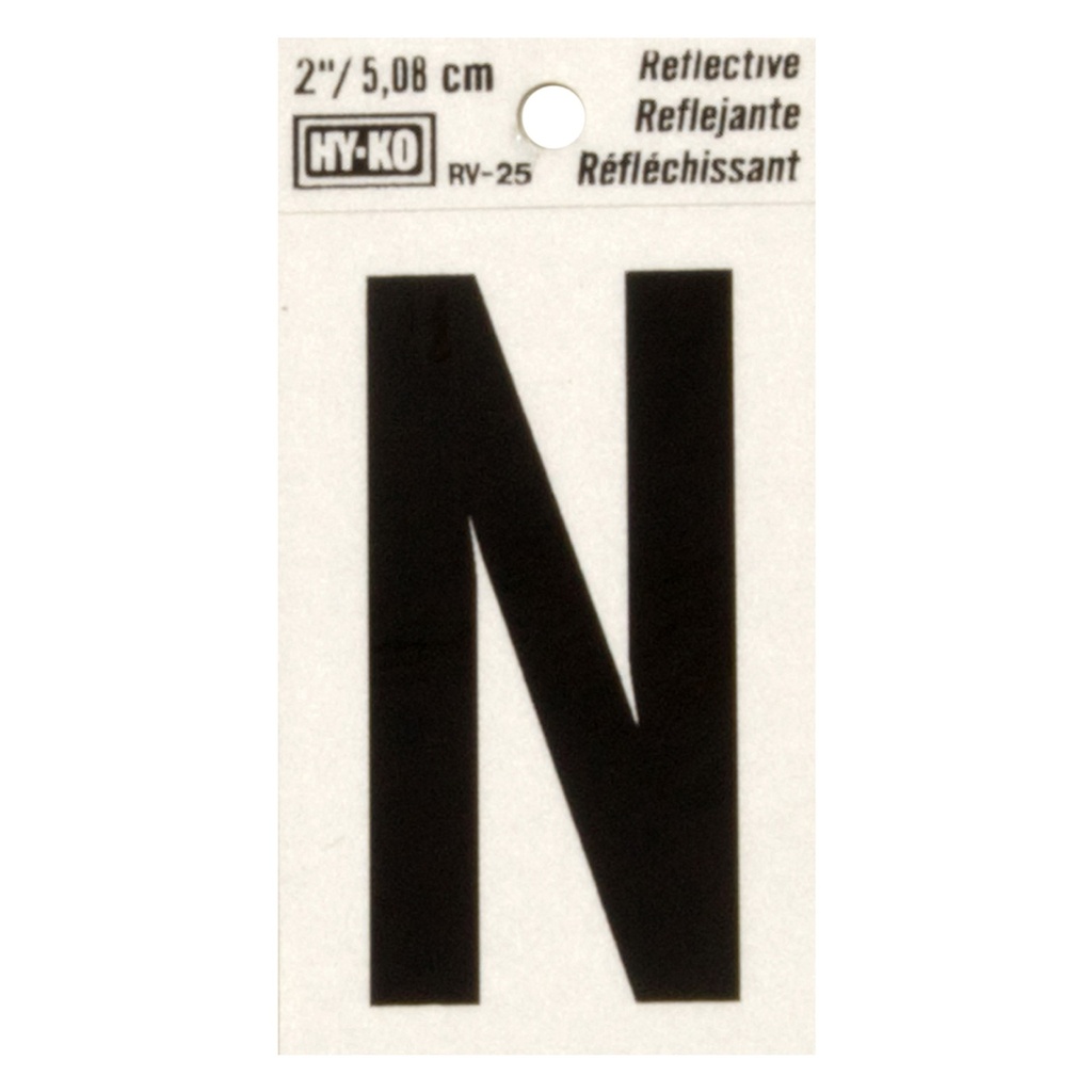 2IN REFLECTIVE LTR N