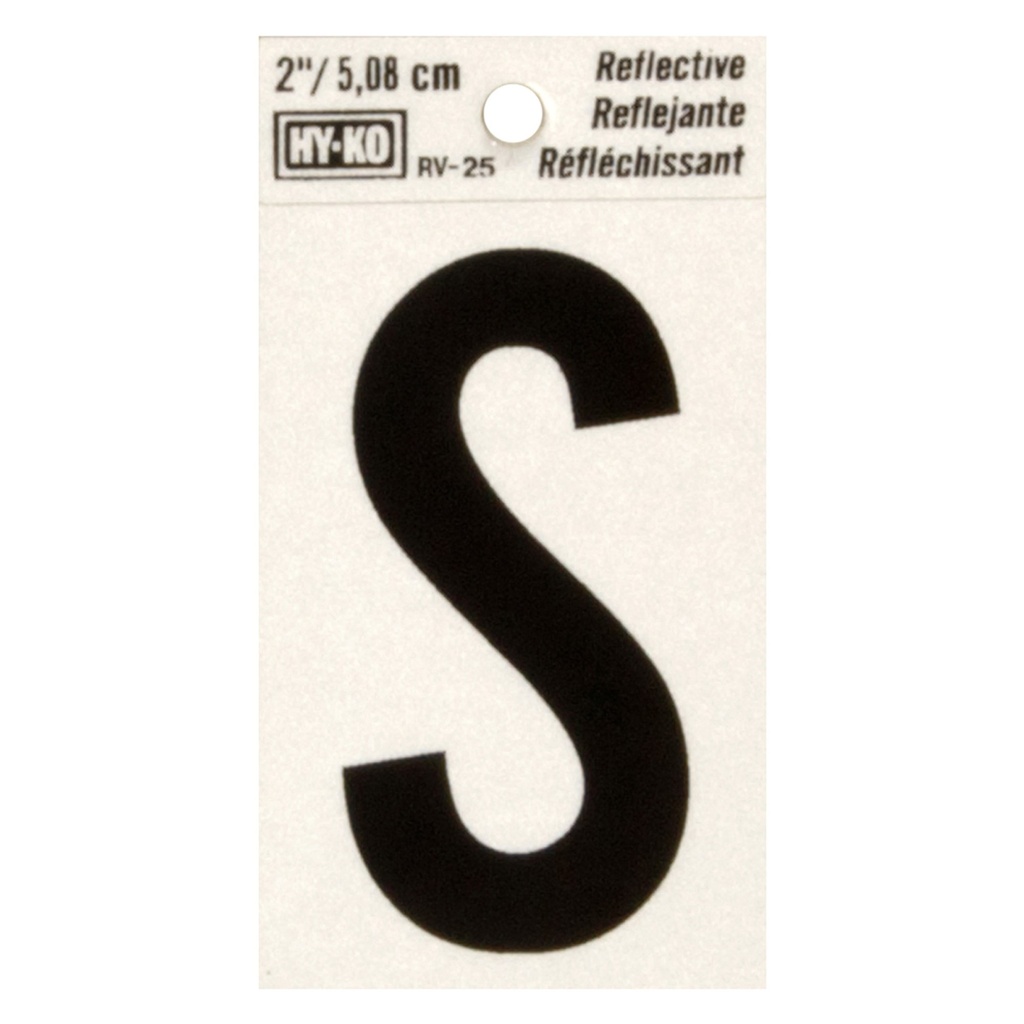 [MFB00430] 2IN REFLECTIVE LTR S