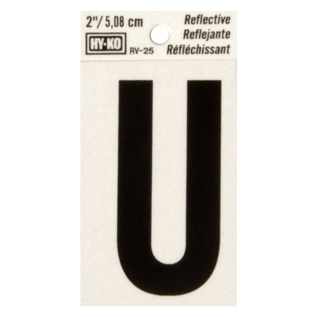 [MFB00432] 2IN REFLECTIVE LTR U