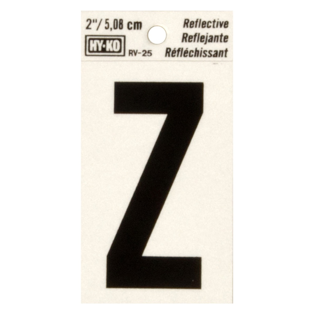 [MFB00437] 2IN REFLECTIVE LTR Z