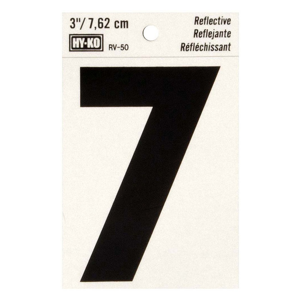 [MFB00448] 3IN REFLECTIVE NBR 7