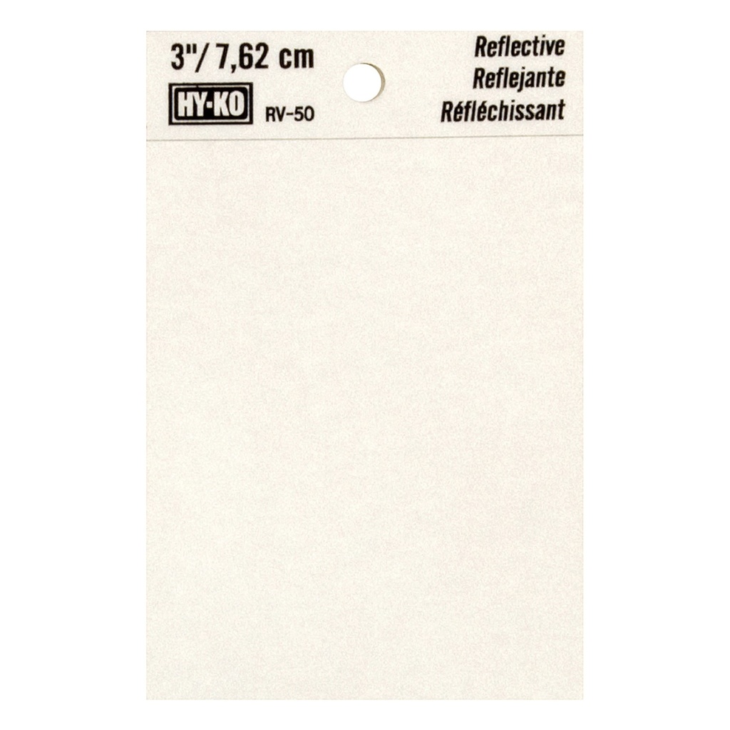 [MFB00453] 3IN RFLCTIVE LTR BLANK