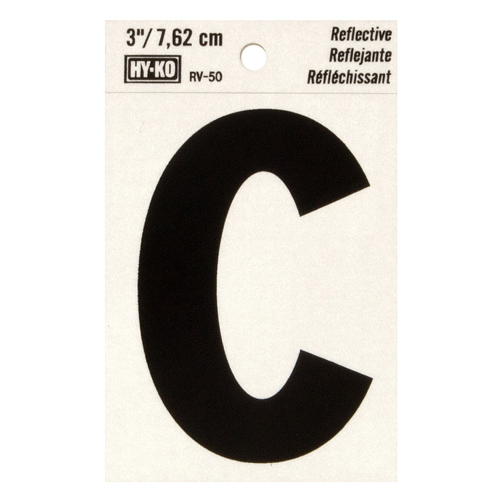 [MFB00454] 3IN REFLECTIVE LTR C