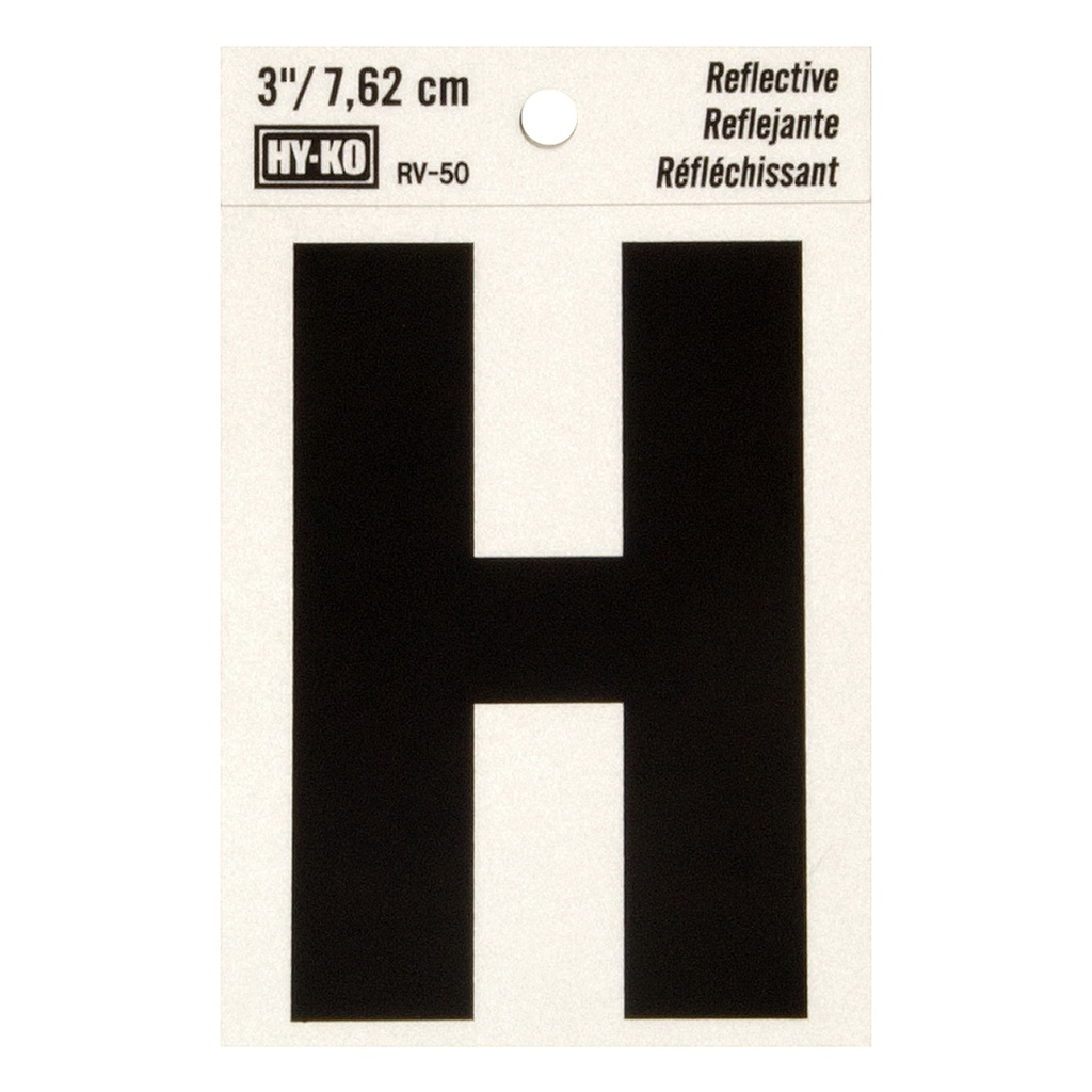 [MFB00459] 3IN REFLECTIVE LTR H