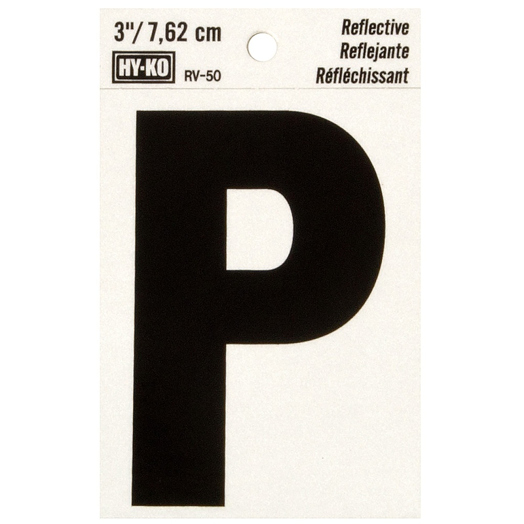[MFB00466] 3IN REFLECTIVE LTR P