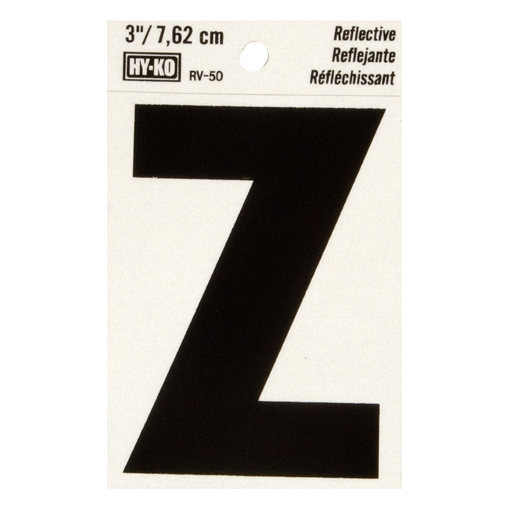 3IN REFLECTIVE LTR Z