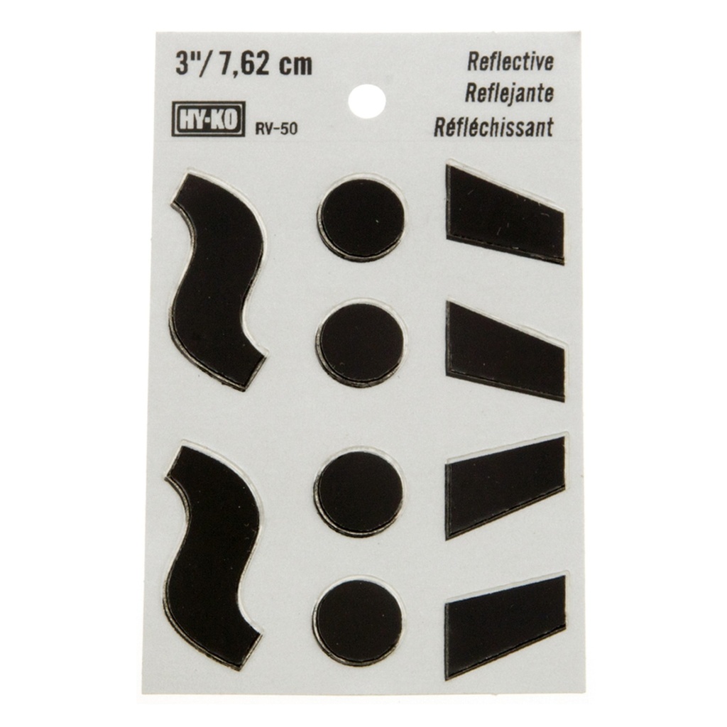 [MFB00477] 3IN REFLECTIVE SPANISH SYMBOL