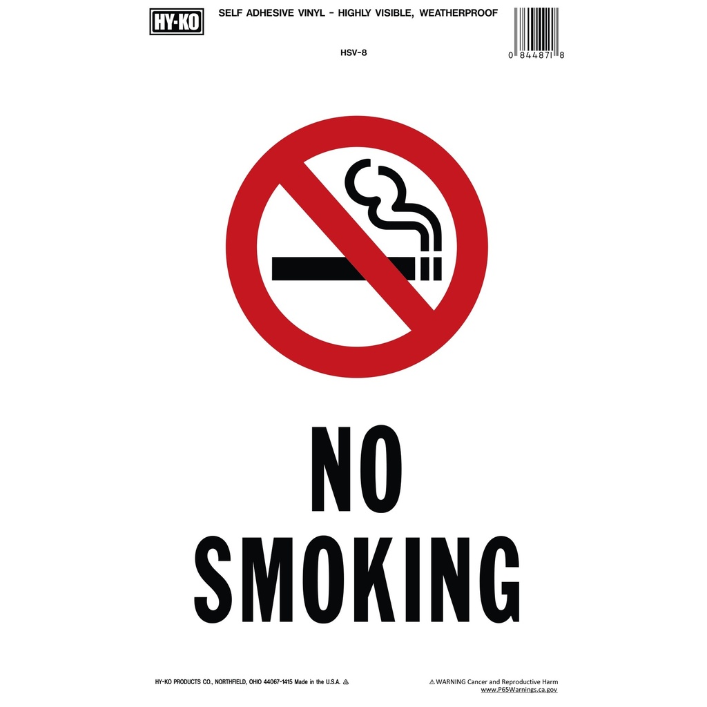 [MFB00487] NO SMOKING