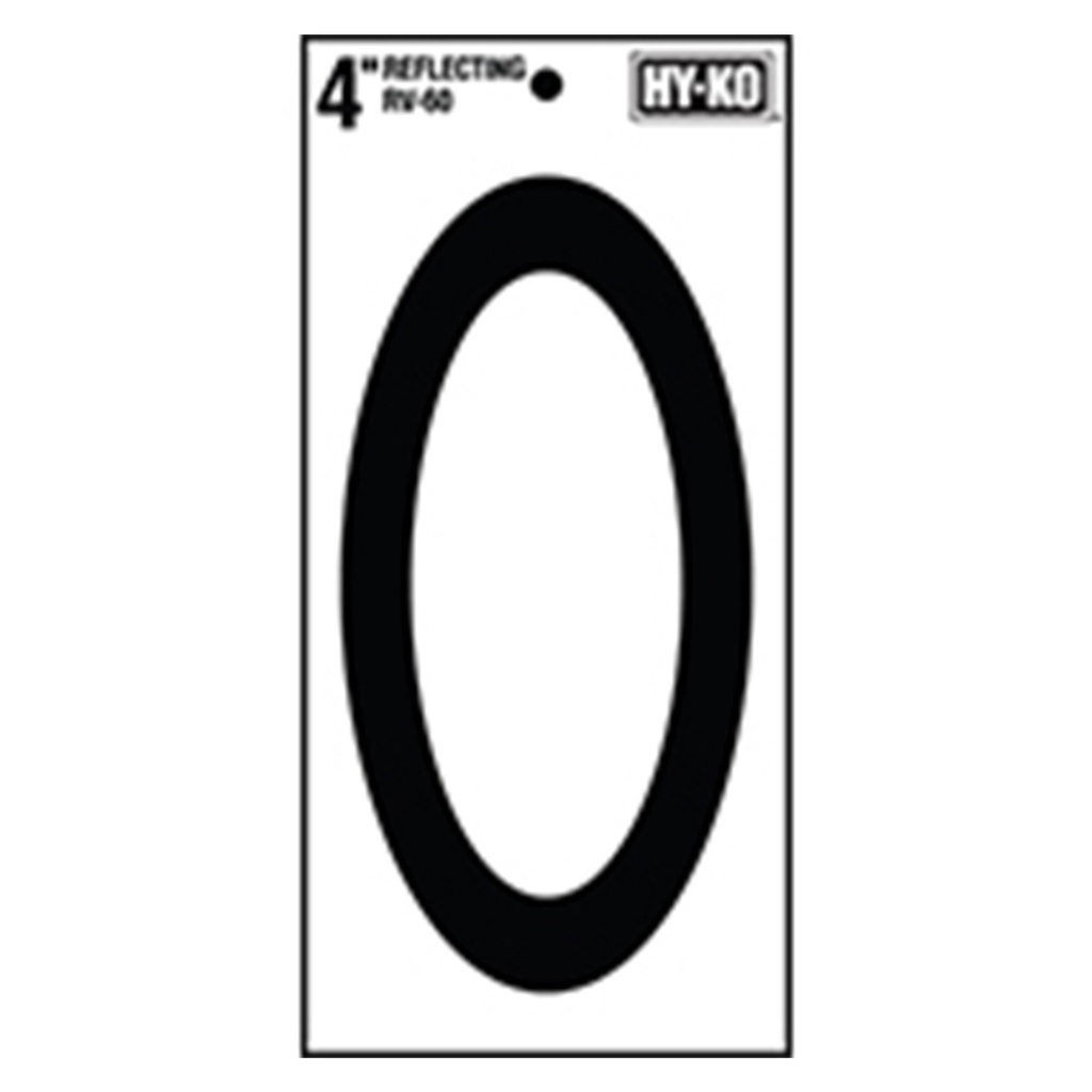 4IN REFLECTIVE NBR 0