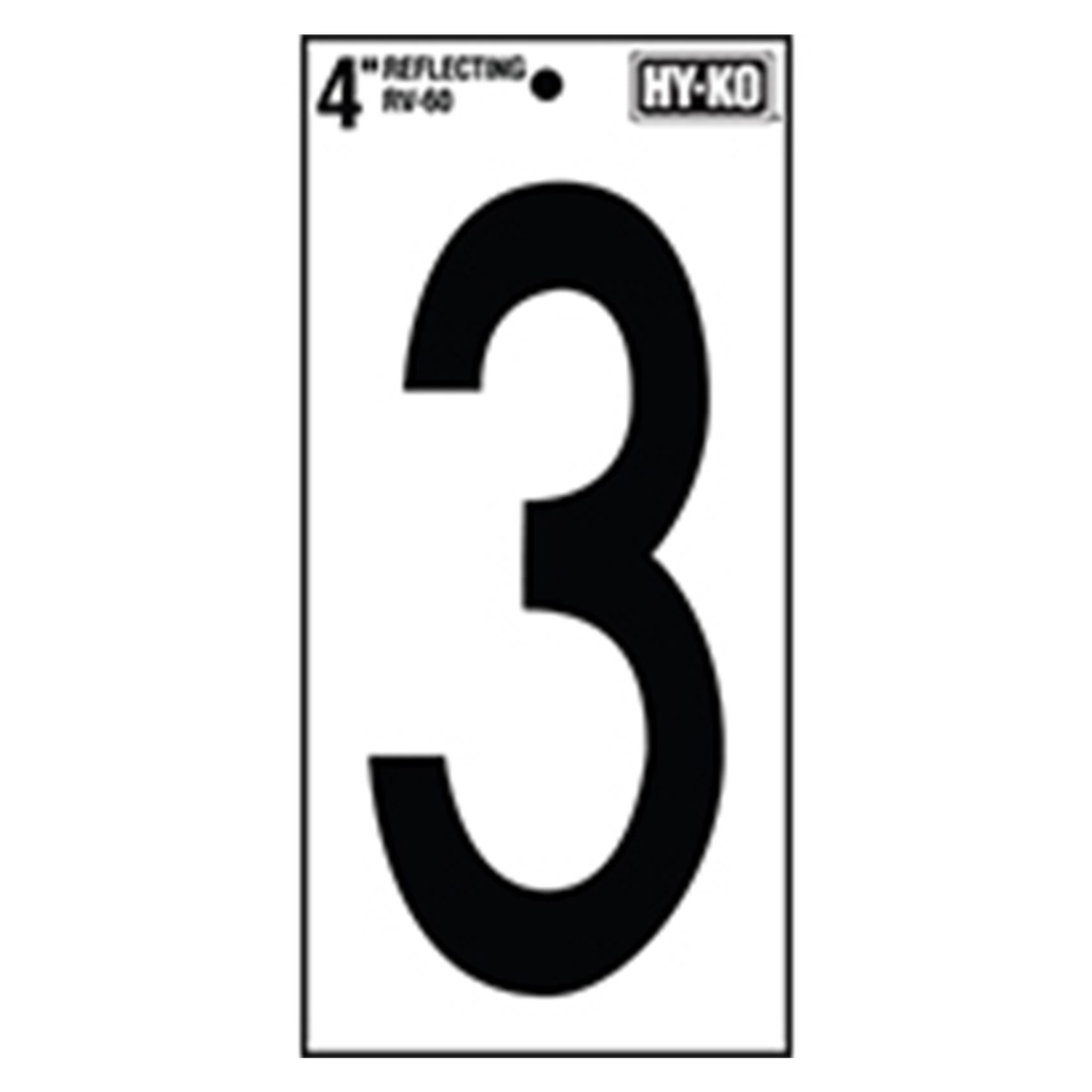 [MFB00569] 4IN REFLECTIVE NBR 3