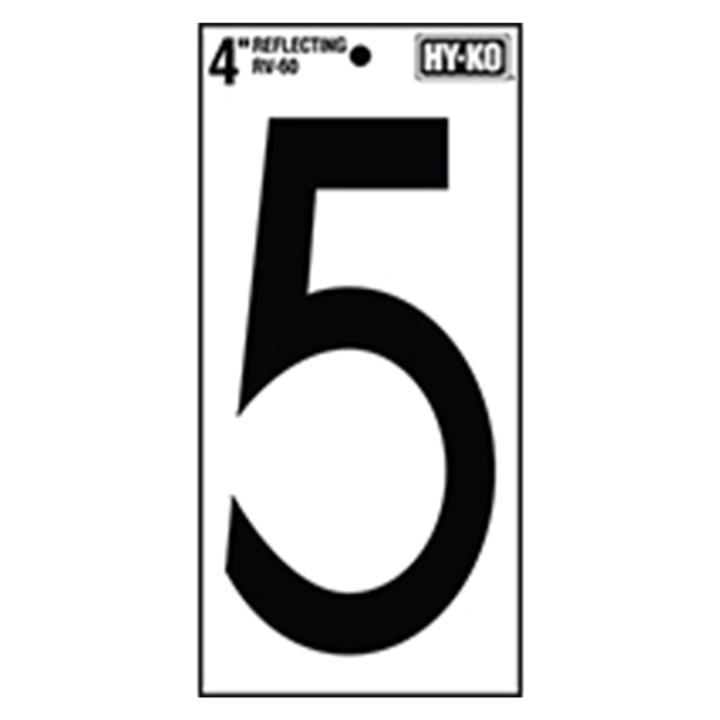 [MFB00571] 4IN REFLECTIVE NBR 5