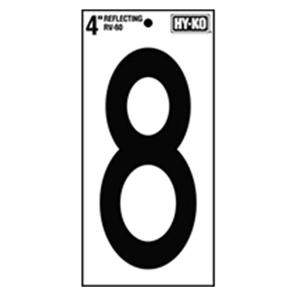 [MFB00574] 4IN REFLECTIVE NBR 8