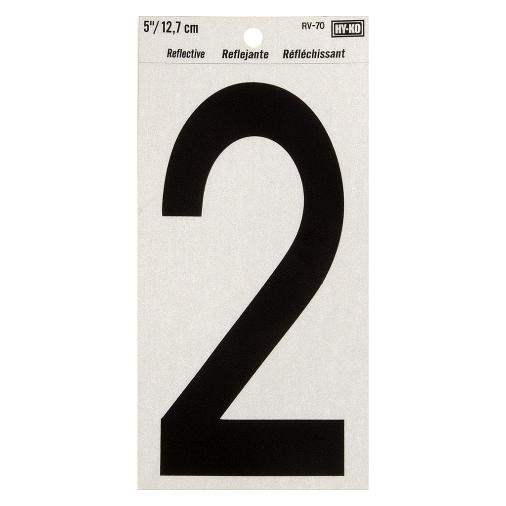 5IN REFLECTIVE NBR 2
