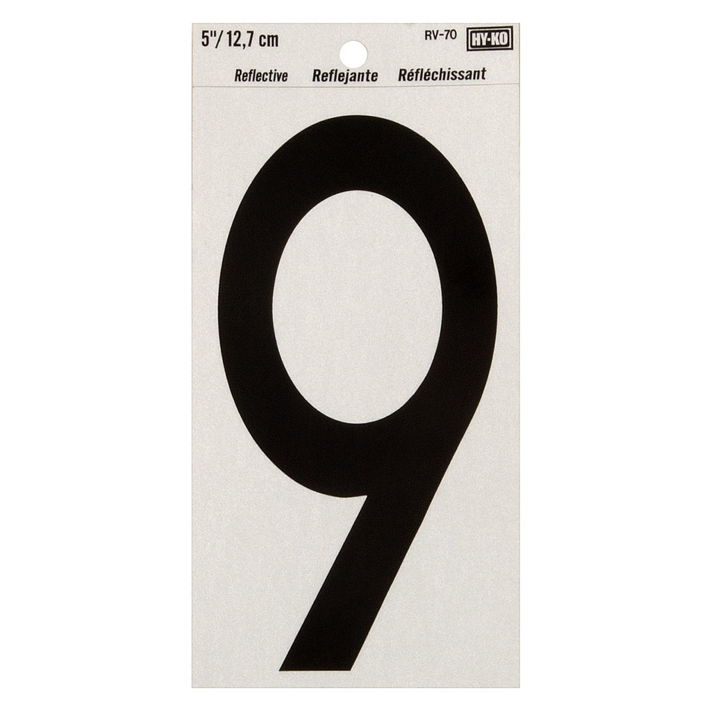 5IN REFLECTIVE NBR 9