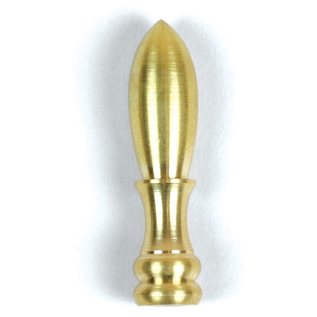FINIAL BULLET BRASS FINISH