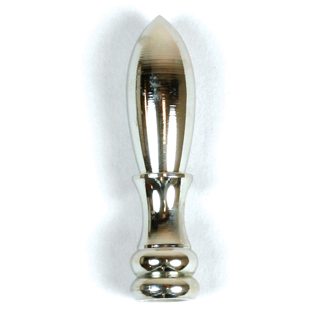 [MFC60107] FINIAL BULLET NICKEL FINISH