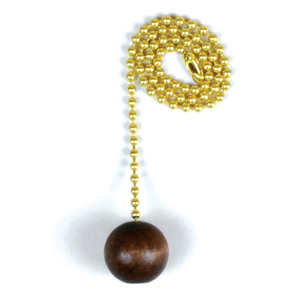 [MFC60312] PULL CHAINRND WALNUT W/CHAIN