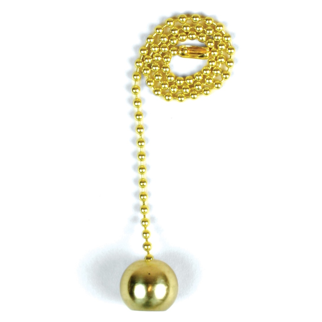 PULL CHAINSOLID BRASS BALL W/C