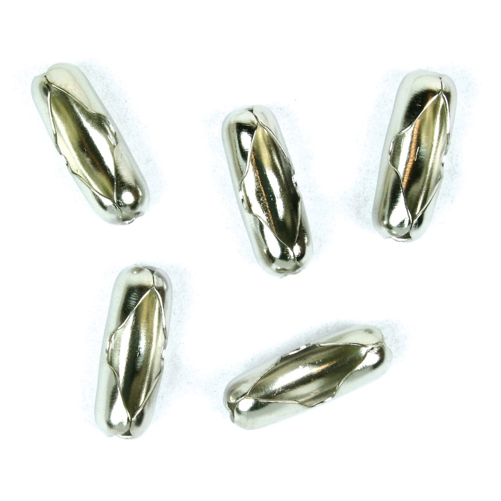 [MFC60354] CHAIN CONNECTOR#6 NICKEL (5)