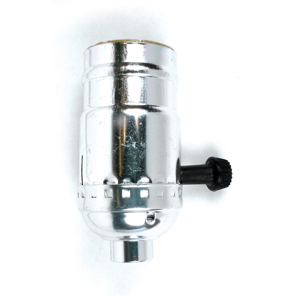 SOCKET TURN KNOB 3 WAY NICKEL