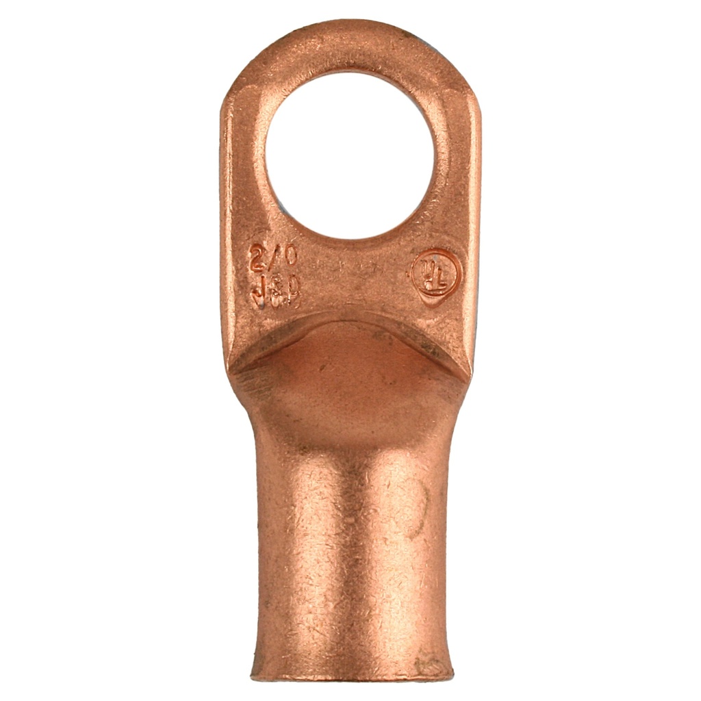 [MFC60774] TERM ELECTR LUG 2/0 UNINS 1/2 P