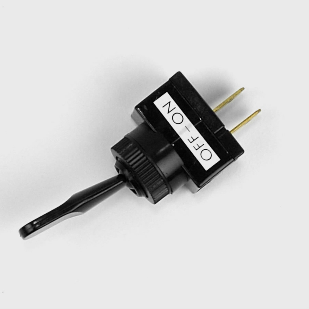 SWITCH TOGGLE BLACK OFF/ON 2TAB