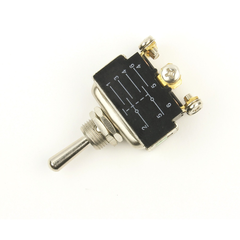 [MFC61136] SWITCH TOGGLE DPDT ON/OFF 6SCRE