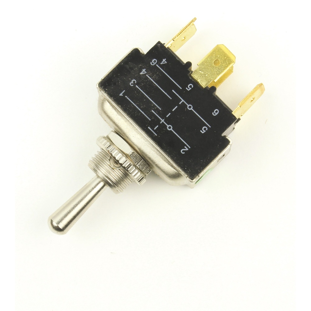 [MFC61137] SWITCH TOGGLE DPDT ON/OFF/ON 6T