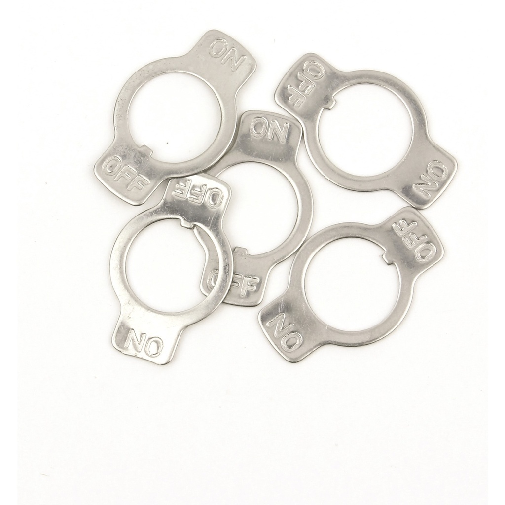 [MFC61157] TOGGLE SWITCH PLATES ON/OFF 5 P