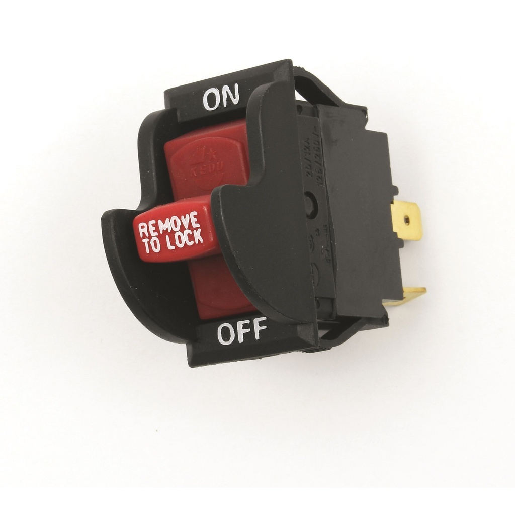 SWITCH ROCKER W/LOCK-OUT ON/OFF