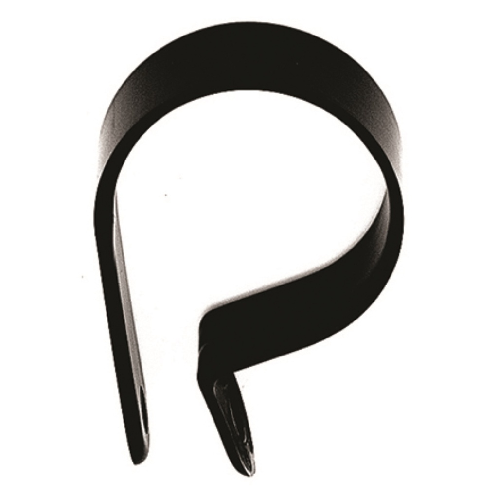 CLAMP NYLON BLK 1/2X1 2 PK
