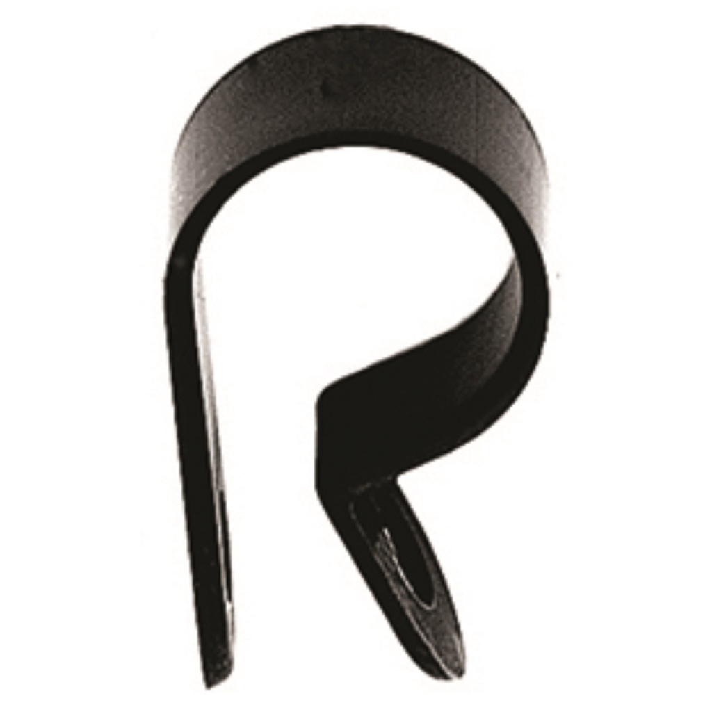 [MFC61448] CLAMP NYLON BLK 3/8X1/2 5 PK