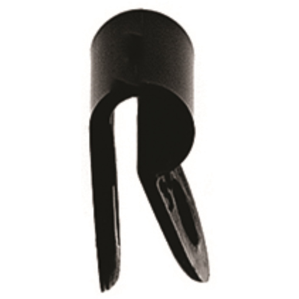 CLAMP NYLON BLK 1/2X3/16 4 PK