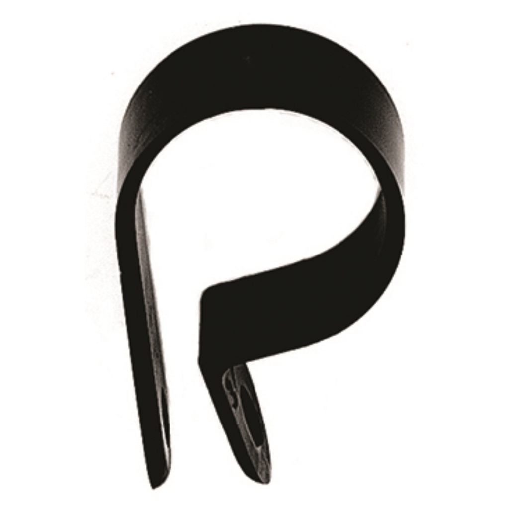 CLAMP NYLON BLK 1/2X3/4 3 PK