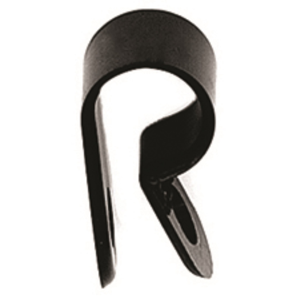 [MFC61454] CLAMP NYLON BLK 3/8X5/16 4 PK