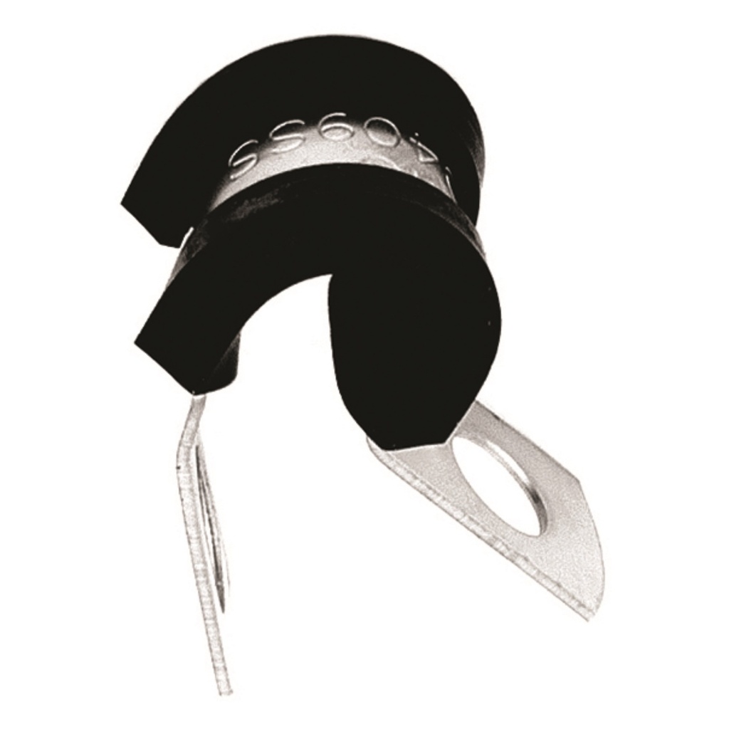 [MFC61529] CLAMP ST STEEL RUBBER CU 2 PK