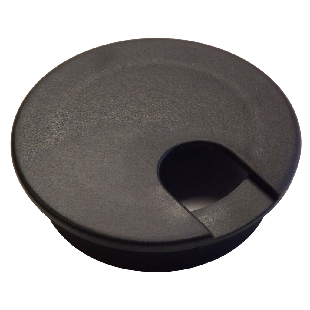 DESK GROMMETS 2 1/2" BLACK PK/1