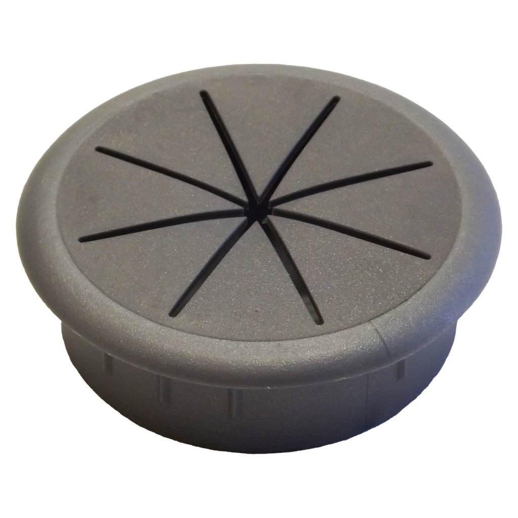 [MFC61620] DESK GROMMETS 2 3/8" MET SILV F