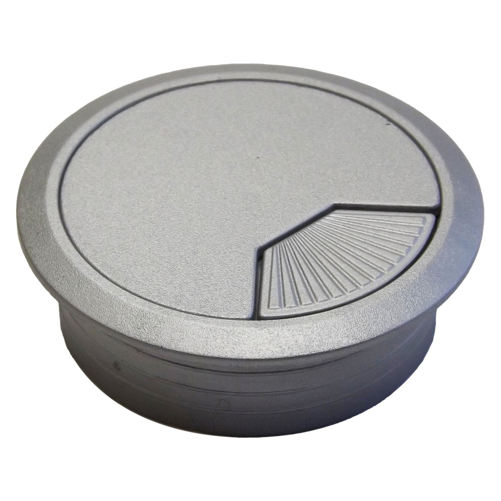 DESK GROMMETS 2 3/8" MET SILV A