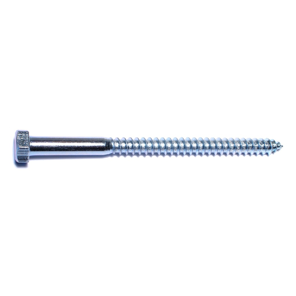 [MF01307] 5/16 x 4-1/2 Hex Lag Screw Zn