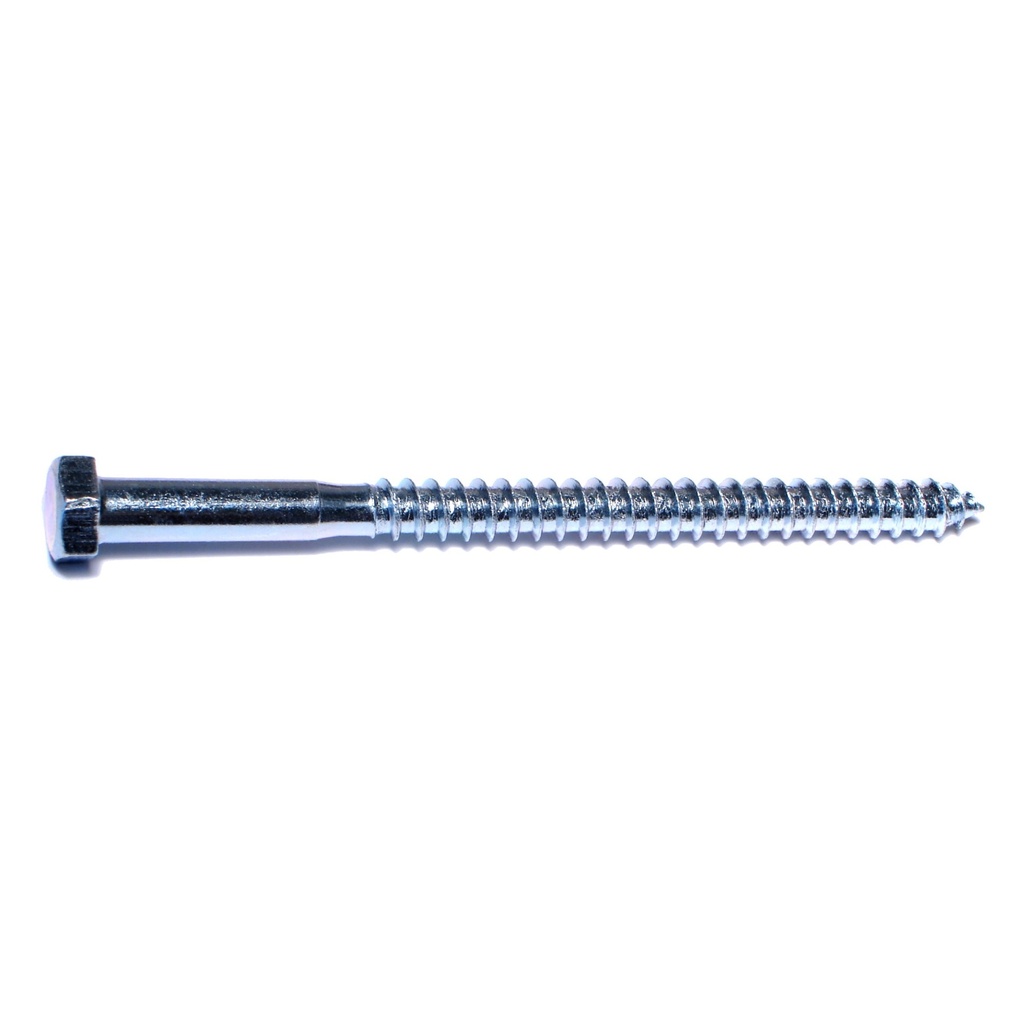 [MF01322] 3/8 x 5-1/2 Hex Lag Screw Zn