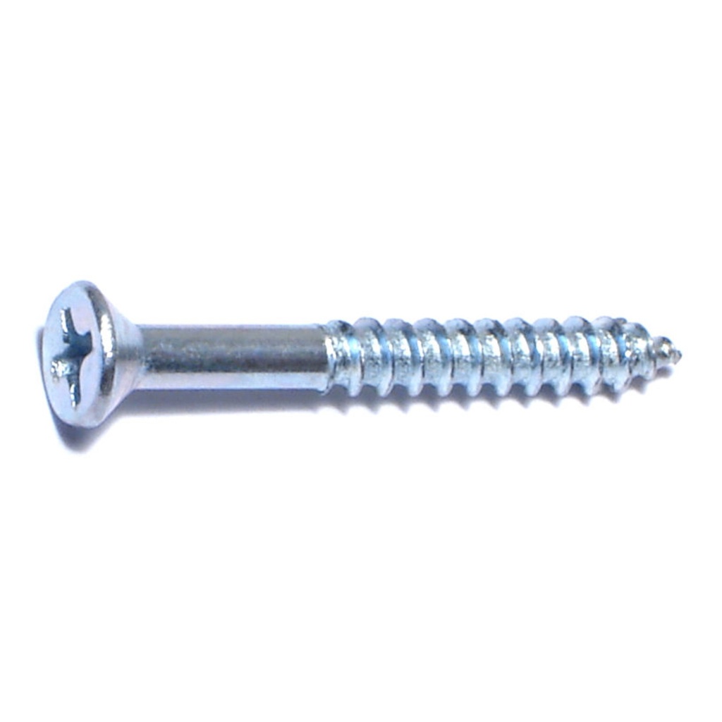 [MF02547] 7 x 1-1/4 Ph Fl Wood Sc Zn