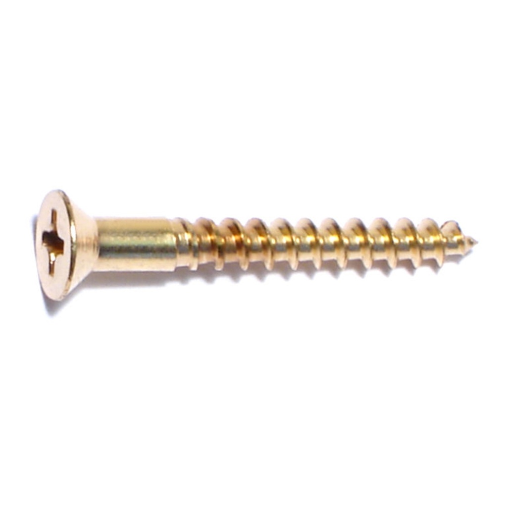 [MF02862] 7 x 1-1/4 Ph Fl Wood Sc Br