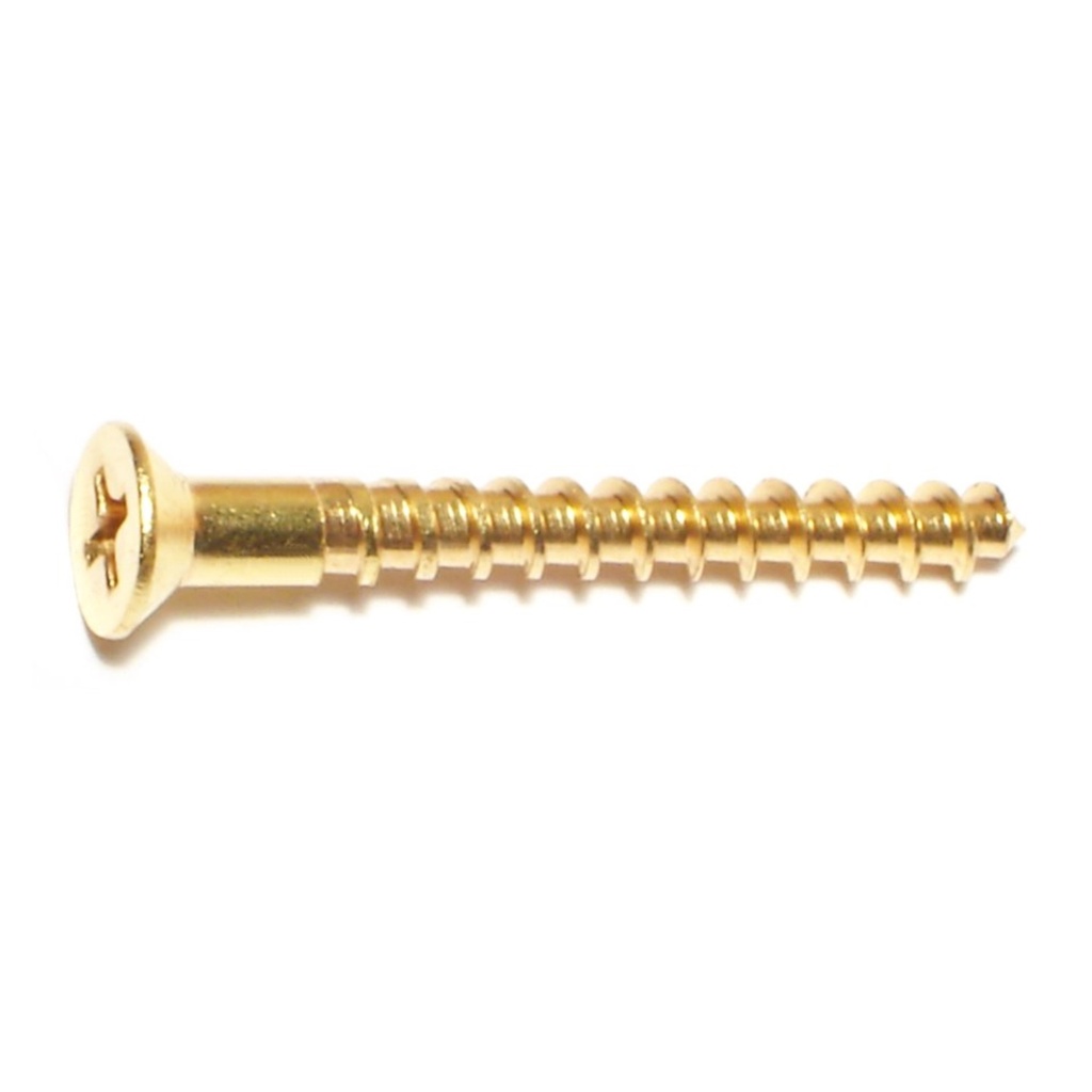 [MF02867] 8 x 1-1/2 Ph Fl Wood Sc Br