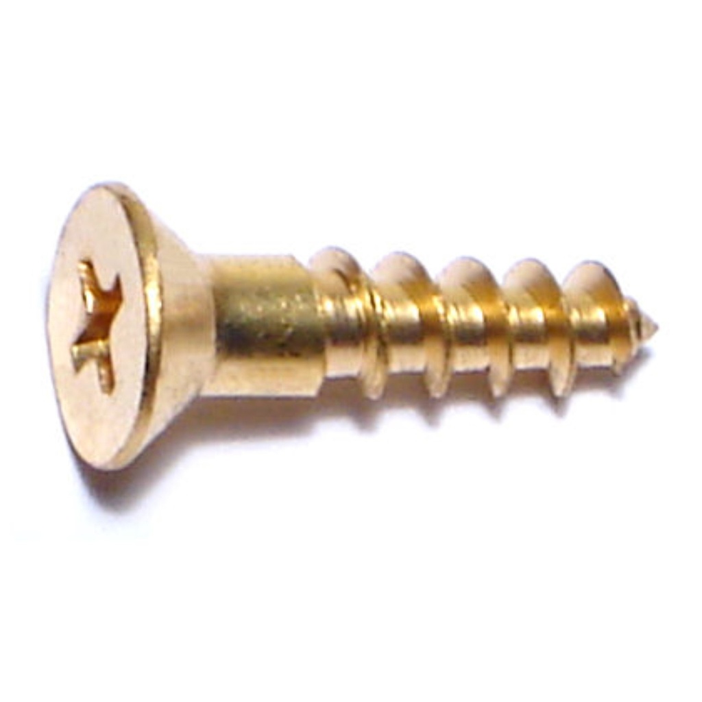 [MF02871] 9 x 3/4 Ph Fl Wood Sc Br