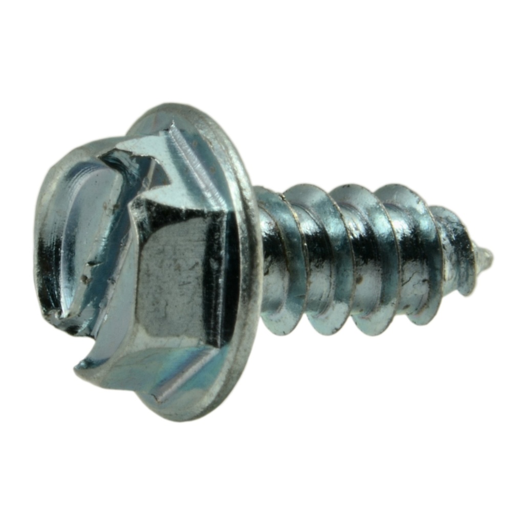 8 x 3/8 Sl Hex Wash SMS