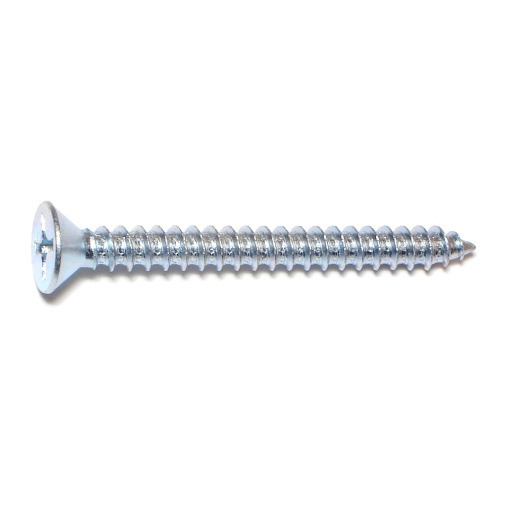 [MF03044] 1/4 x 2-1/2 Ph Flat SMS Zinc