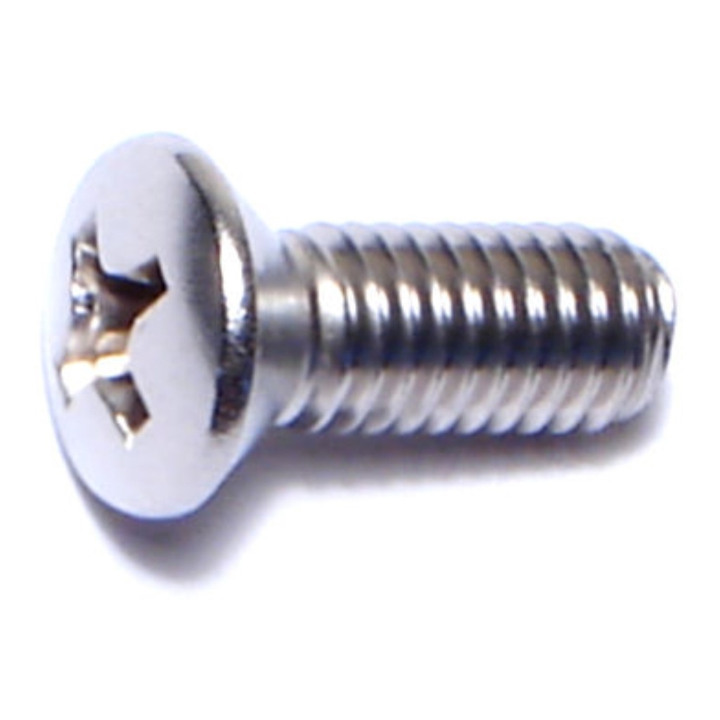 10-32 x 1/2 Ph Ov Mach Sc SS